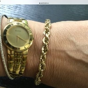 14 K Italian rope bracelet